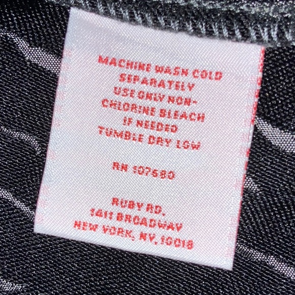 Ruby Rd. - Grey & Black Lightweight Button Down Jacket - Picture 10 of 10